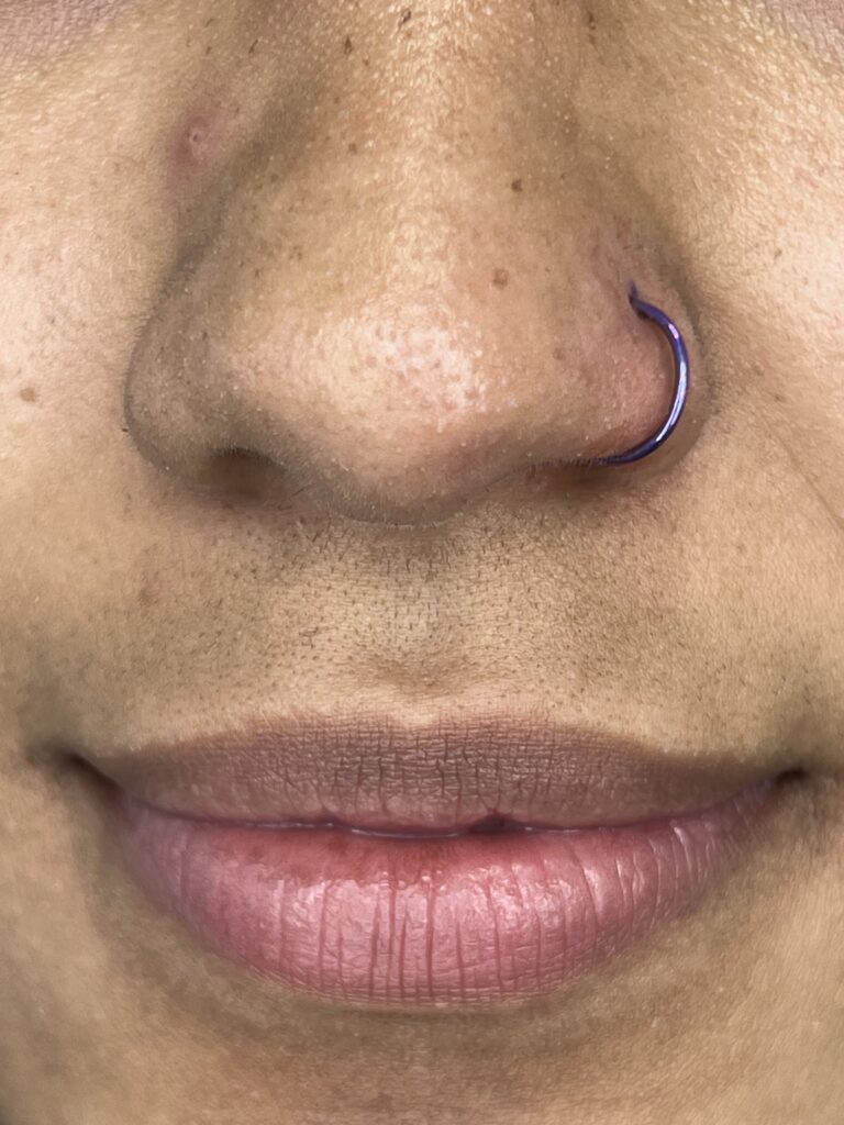 Nostril piercing Camilo Barreto