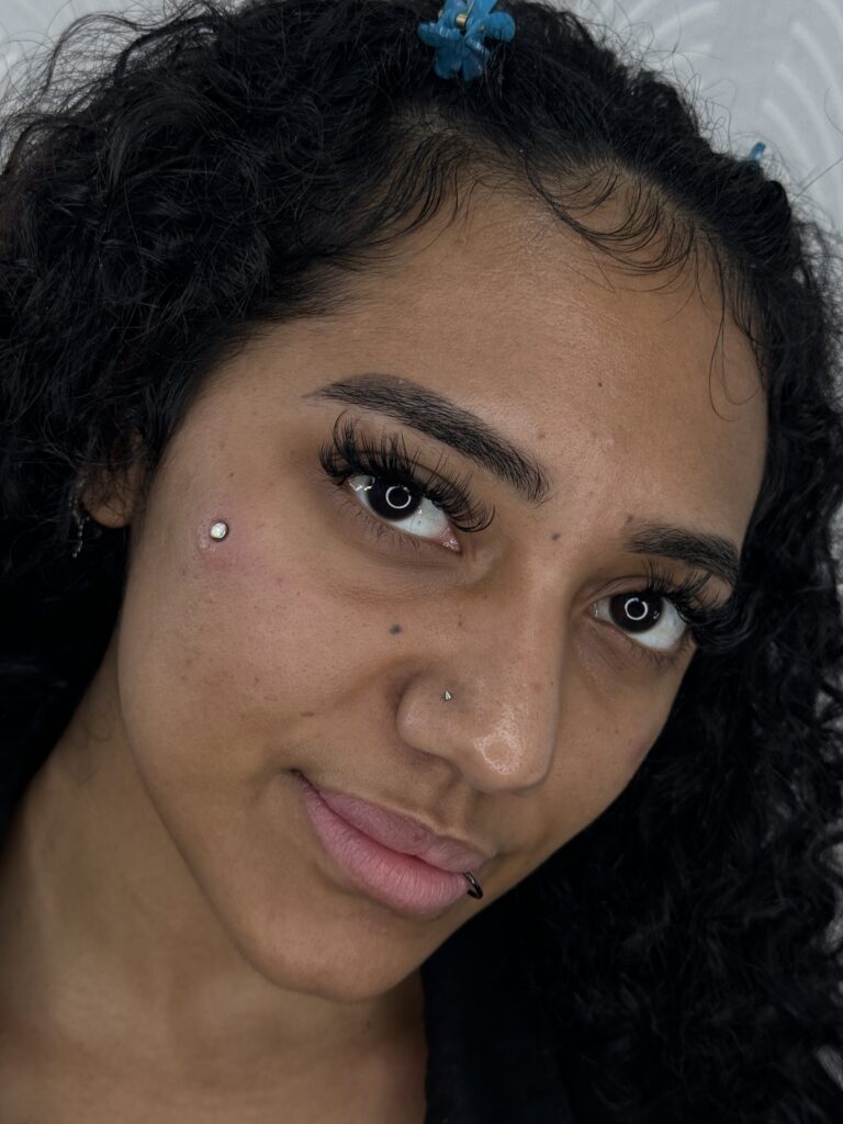 Microdermal piercing Camilo Barreto