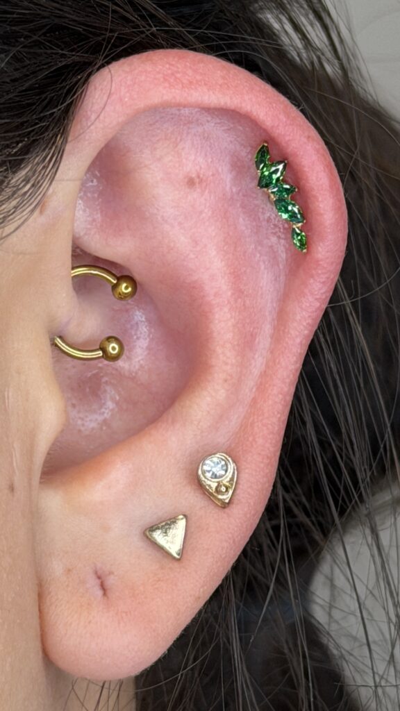 Daith y Hélix Piercing Camilo Barreto